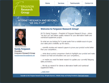 Tablet Screenshot of fergusonresearchgroup.com